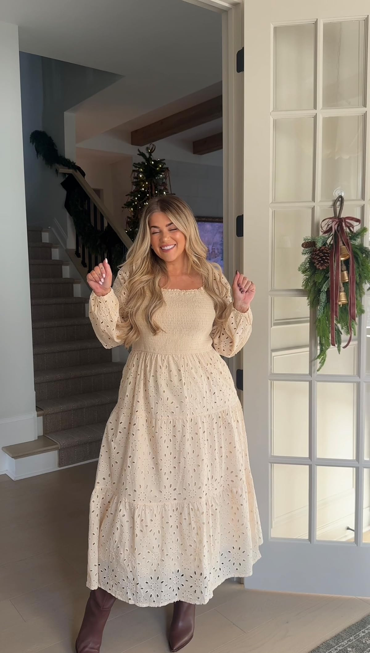 Amazon dress! I ordered a large  

 #LTKHoliday #LTKSaleAlert #LTKMidsize