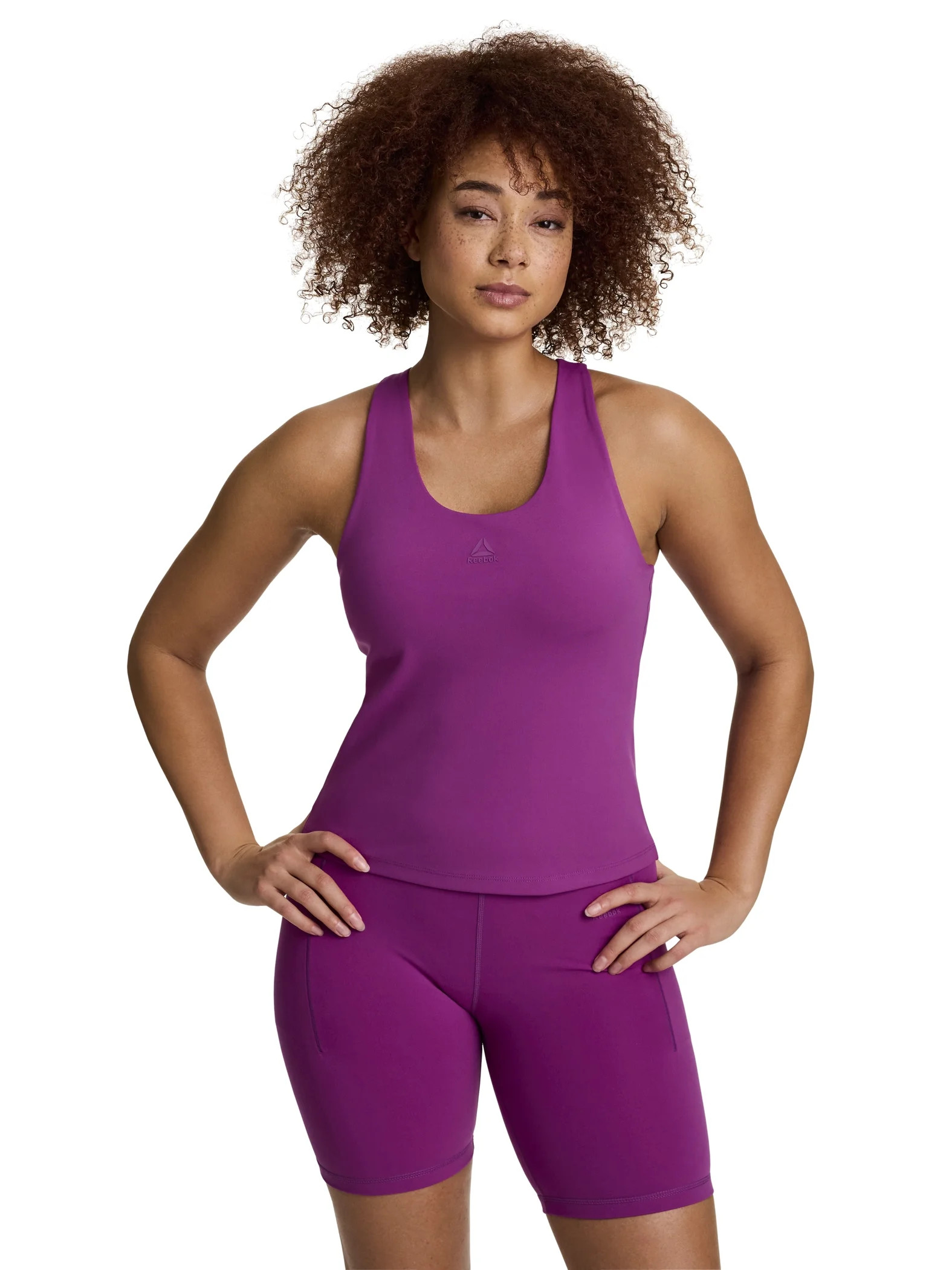 Reebok Women's Medium Impact Move Bra Tank with Removable Cups, Sizes XS-4X | Walmart (US)