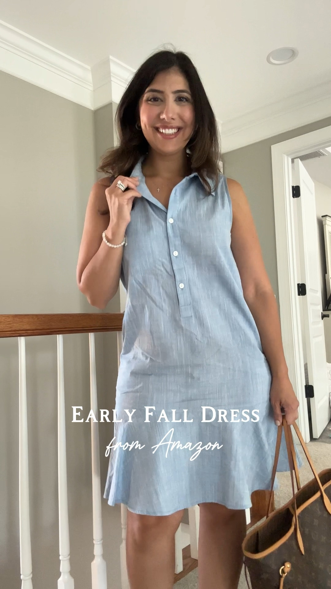 The perfect weight dress for this transitionary time of year!! I wore this to an outdoor wedding brunch over the weekend, and it was ideal for a 75 degree day. Style tip: Add a cable knit sweater over your shoulders - you’re set until temps really drop! 

I also paired this with my most worn huggies from Melinda Maria - code LaurenR saves you 10%, plus free returns on all orders and shipping over $75. I love the lifetime guarantee on all the pieces, as well. 🥰

#LTKFindsUnder50 #LTKFallSale #LTKSeasonal