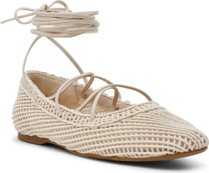 Messer Lace-Up Ballet Flat (Women) | Nordstrom Rack