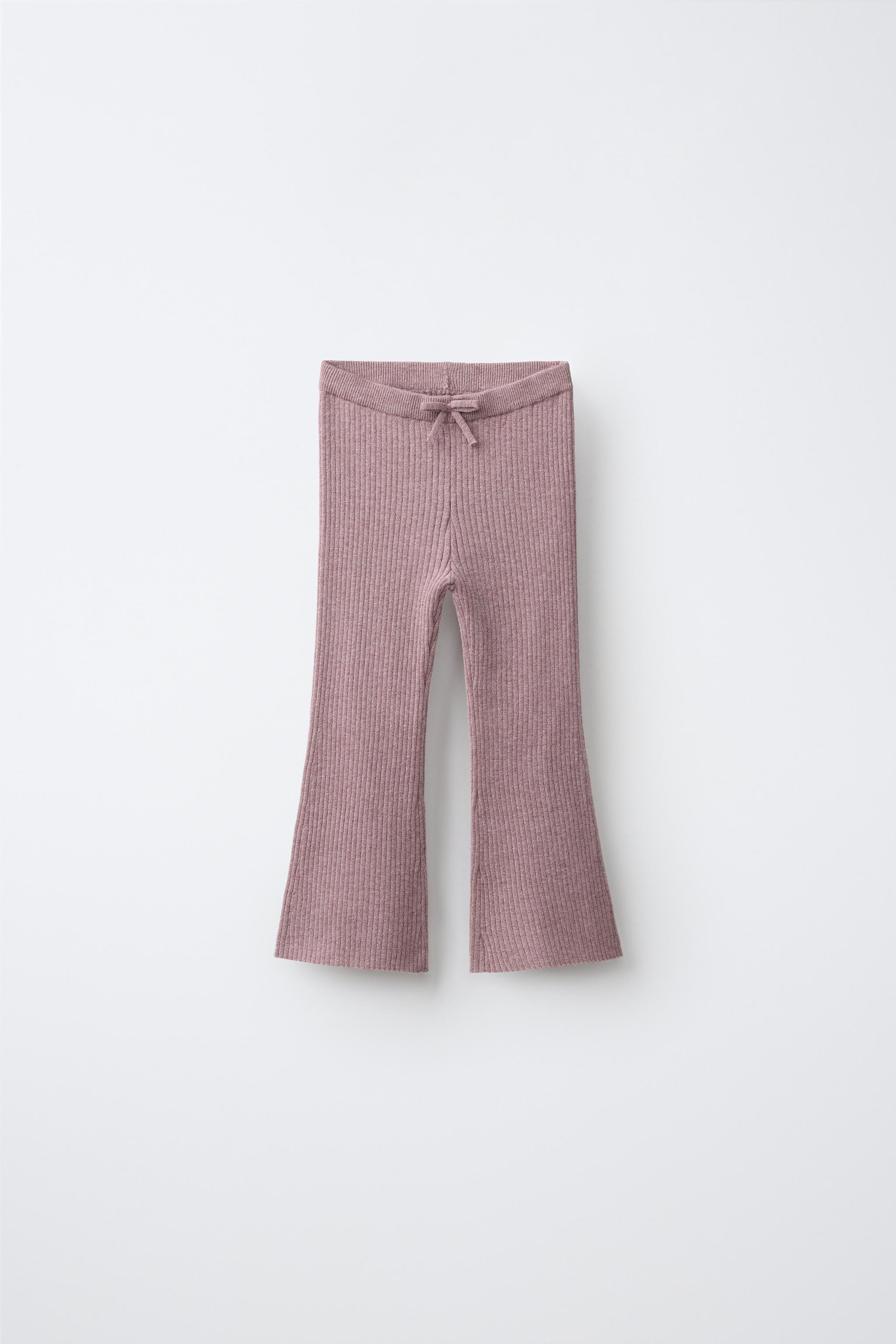 FLARE RIB-KNIT LEGGINGS | Zara US
