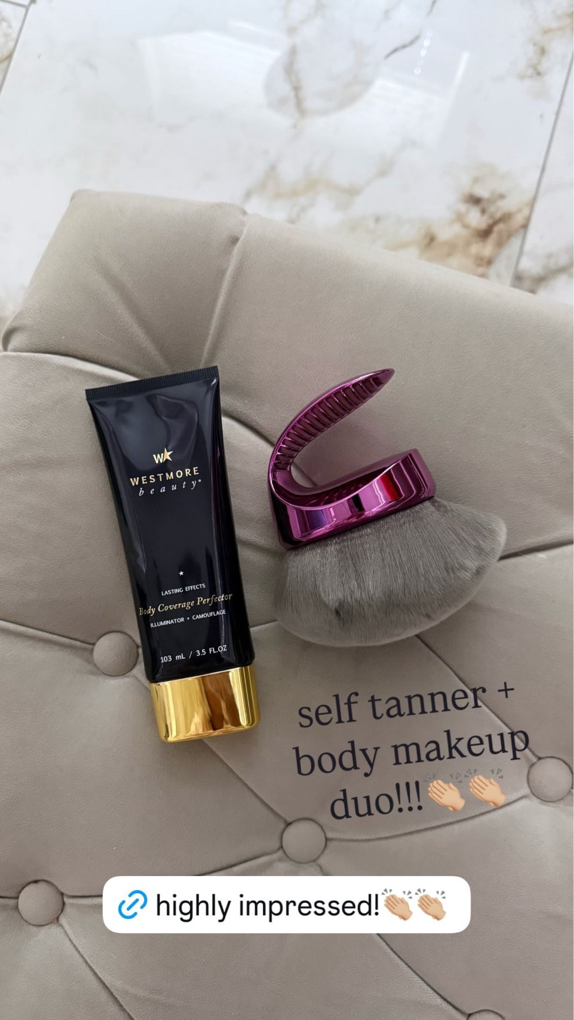 Westmore body blur tanner is on sale