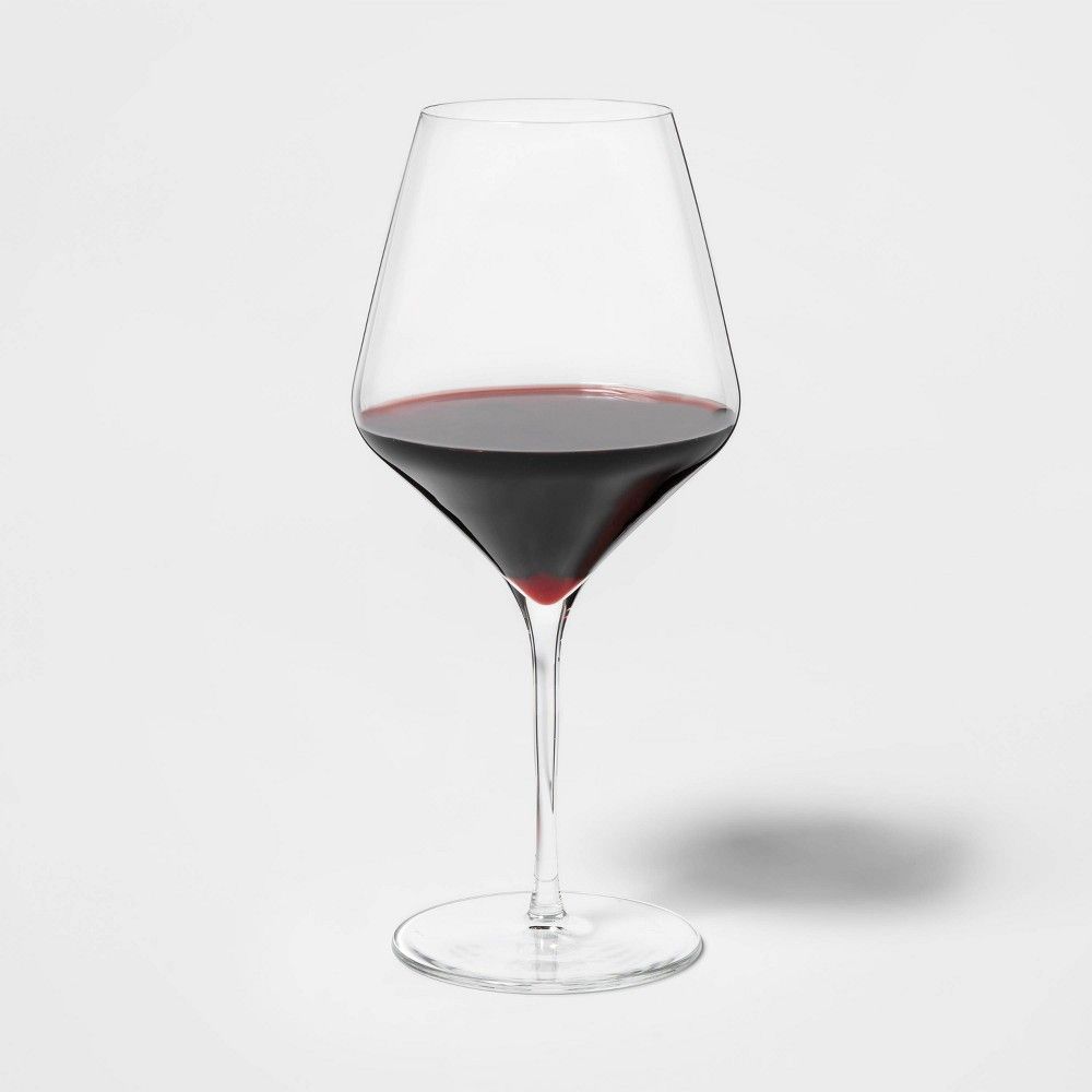 24oz 4pk Glass Traditional Red Wine Glasses - Threshold | Target