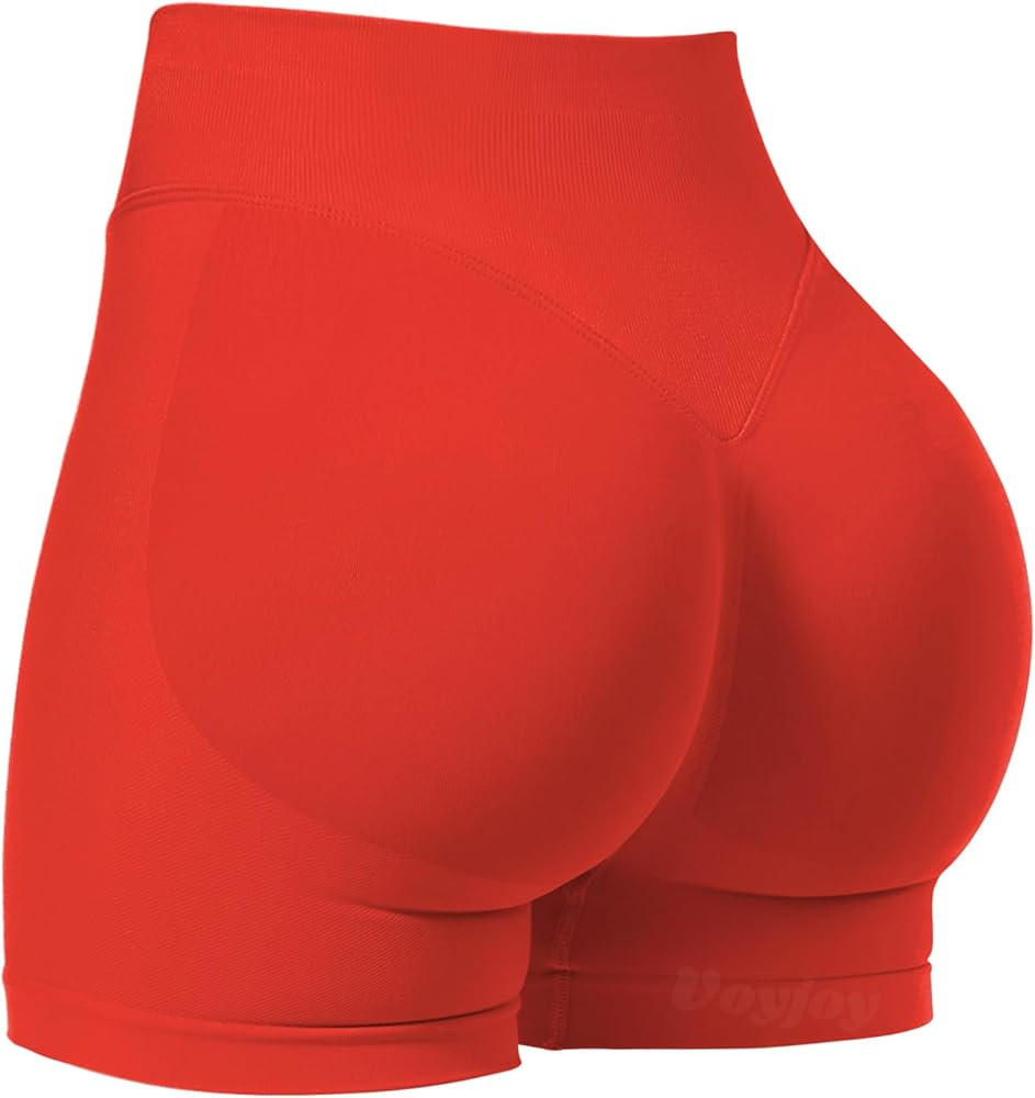 VOYJOY Women Workout Impact Shorts 2.5"/ 3.6"/ 4.5"/ 6" Scrunch Butt Lifting Gym Seamless Booty B... | Amazon (US)
