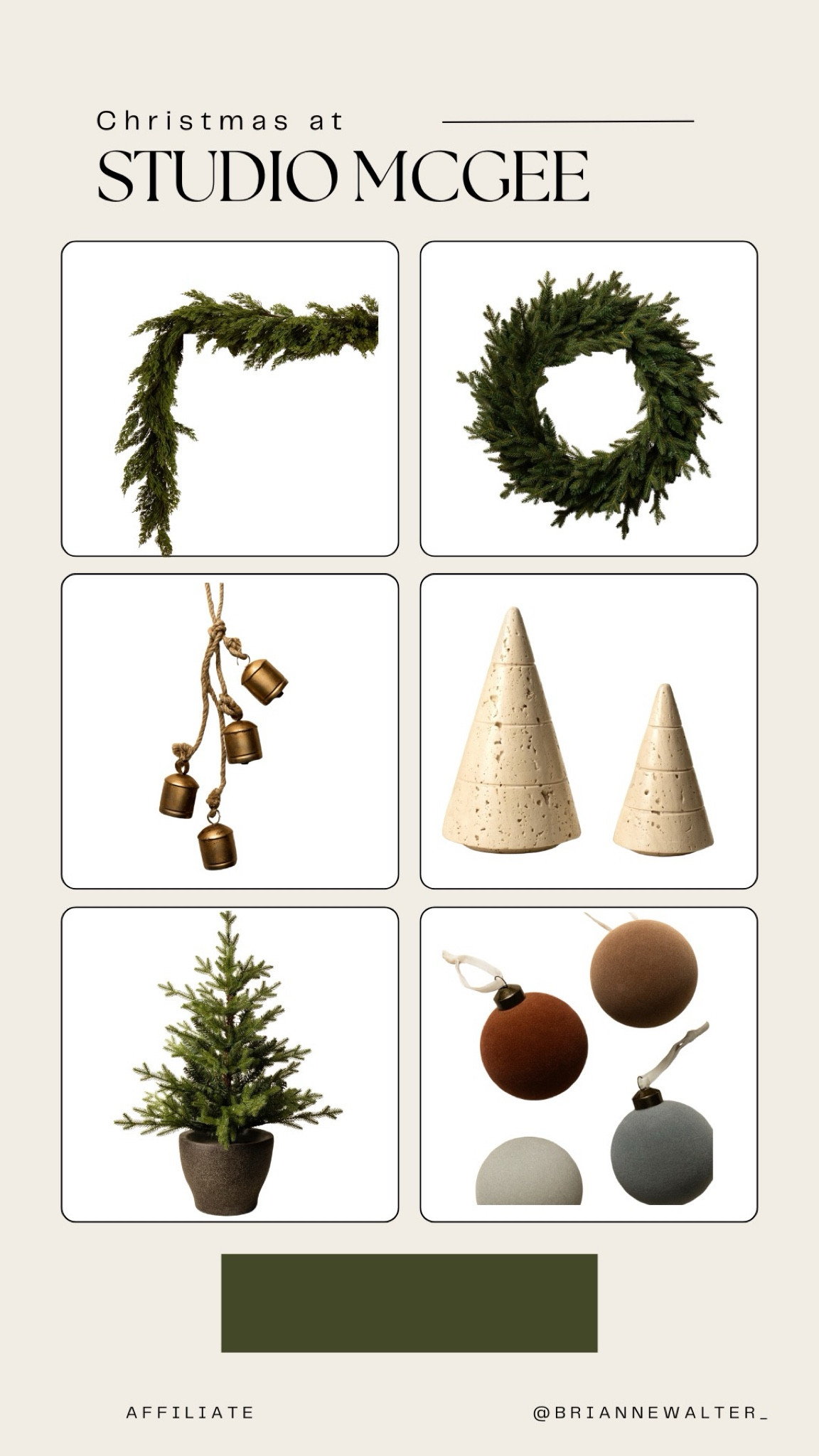 Christmas at Studio McGee & Co! 
 Found these stunning holiday pieces to add to your Christmas decor collection this season! 

Viral, studio McGee, velvet ornaments, Christmas tree, cypress, garland, holiday wreathe 

#LTKFindsUnder100 #LTKSeasonal #LTKHome