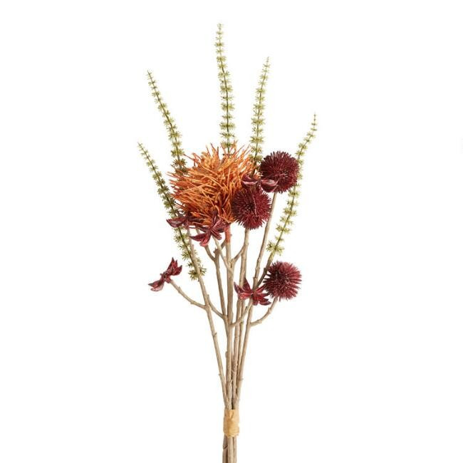 Fall Faux Banksia Bunch | World Market