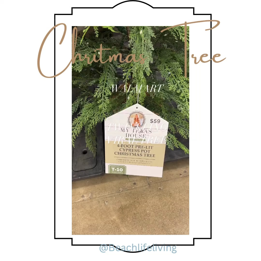 Viral Christmas Tree My Texas Home
4ft Pre-Lit Twinkle LED Cypress Artificial Christmas Tree 

#LTKHome #LTKSeasonal #LTKFindsUnder100