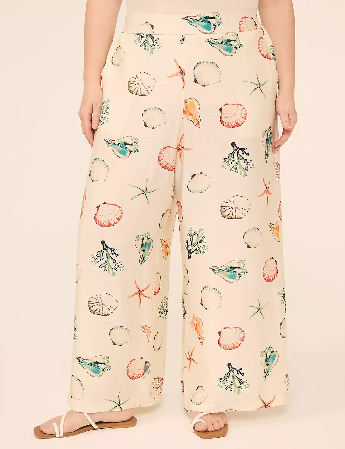 Pull-On High-Rise Flowy Wide Leg Pant | LaneBryant | Lane Bryant (US)