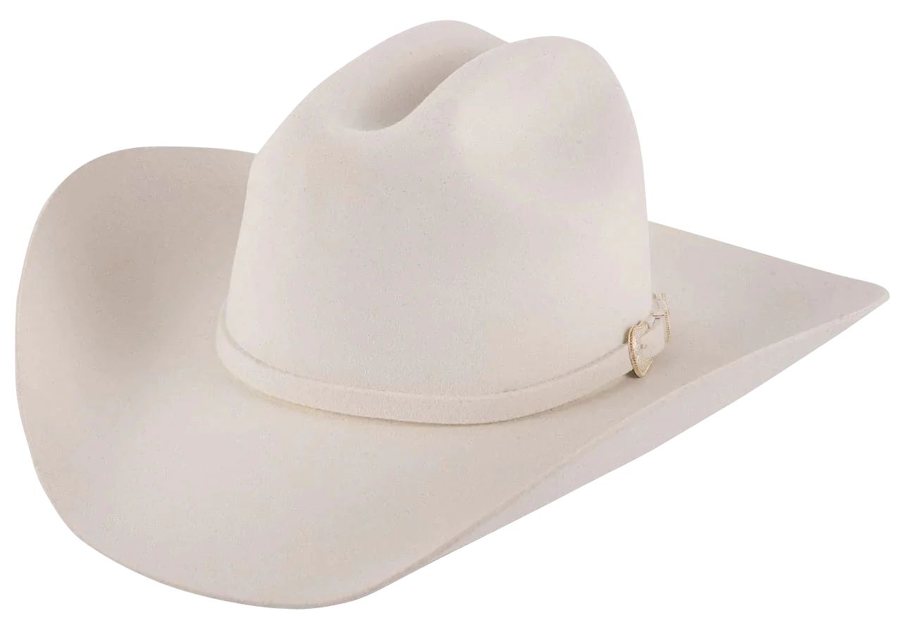 Stetson 3X Oakridge White Felt Cowboy Hat | Pinto Ranch | Pinto Ranch