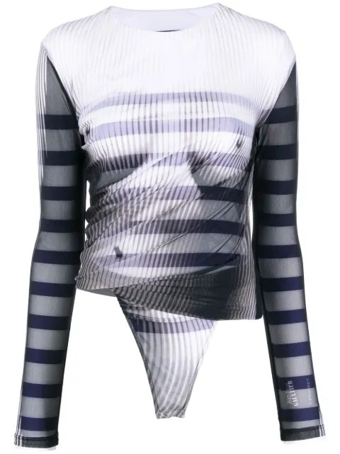 Y/Project graphic-print long-sleeve Body  - Farfetch | Farfetch Global