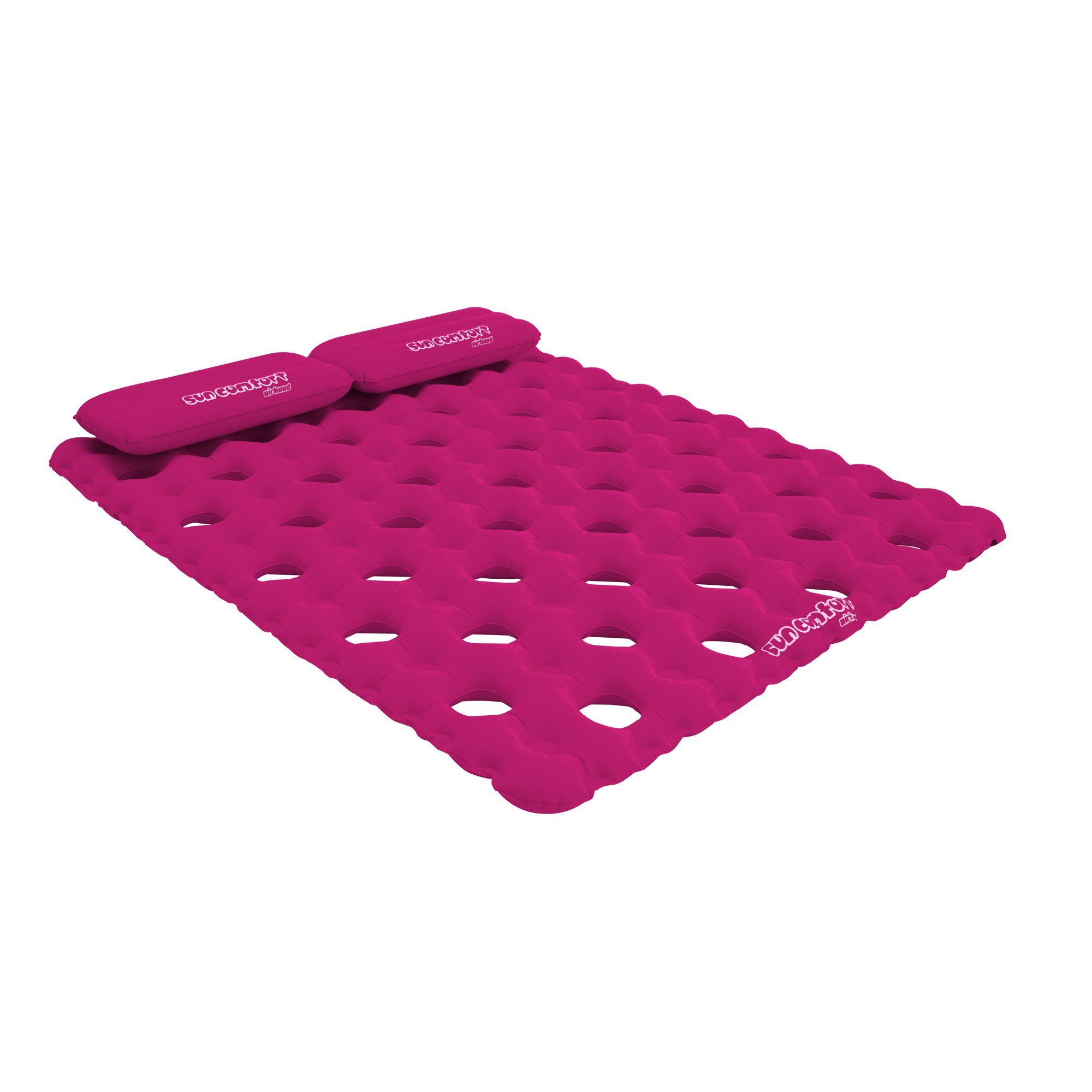 SUN COMFORT COOL SUEDE Double Pool Mattress, Raspberry | Walmart (US)