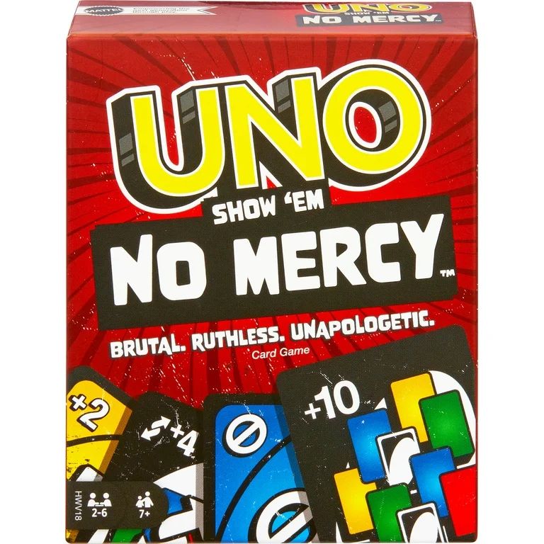 UNO Show ‘em No Mercy Card Game for Kids, Adults & Family Night, Parties and Travel | Walmart (US)