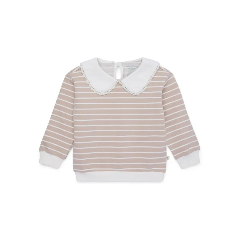 easy-peasy Toddler Girl Peterpan Collar Sweatshirt, Sizes 18M-5T | Walmart (US)