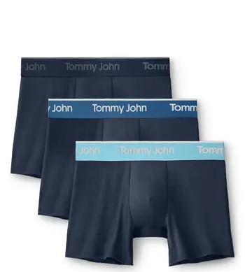Tommy John 3-Pack Second Skin 6-Inch Stretch Modal Boxer Briefs | Nordstrom | Nordstrom