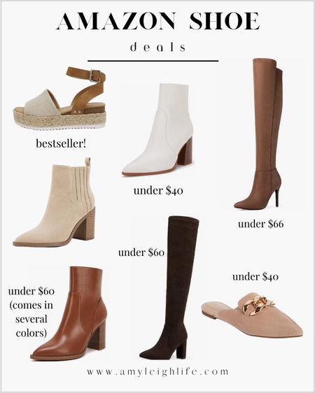 Amazon shoe deals. 

Fall boots, fall capsule wardrobe, Europe outfits fall, fall fashion, fall family photos, fall outfits, fall shoes, fall trends, amazon fall, amazon fall fashion, fall capsule, fall fashion 2023, Italy fall, fall inspo, fall ideas, fall outfit inspo, fall outfit ideas, fall maternity, maternity fall, fall trend, fall accessories, amazon accessories, amazon airport outfits, amazon capsule wardrobe, amazon deals, amazon essentials, amazon fashion fall, Nashville outfits, Nashville boots, amazon outfit, amazon work wearing, teacher outfits, teacher fashion, fall teacher outfit, teacher outfits amazon, office outfit, office outfit ideas, fall office looks, fall office outfits, fall teacher outfits, outfit inspo, outfit ideas, fall outfits inspo, travel outfit, fall shoes, fall flats, fall slides, nude heels, boots, boots outfit, boots with dress, ankle boots, amazon boots, brown boots, black boots, brown ankle boots, Chelsea boots, short boots, cowboy boots, tan boots, boots with elastic, chunky heel boots, white boots, winter boots, booties, black booties, brown booties, white booties, Chelsea booties, chunky boots, suede boots, suede booties, pointed toe boots, pointed toe ankle boots, brown pointed toe boots, chunky heel pointed toe boots, mid heel boot, faux leather boots, faux suede boots, stacked heel, slip on boots, Amazon boots, boots amazon, amazon slides, fall slides, winter slides, fall loafers, winter loafers, amazon mules, fall mules, winter mules, mule shoes, mules, flat mules, black mules, brown mules, over the knee boots, knee high boots, black knee high boots, brown knee high boots

#amyleighlife
#boots

Prices can change at any time  

#LTKFind #LTKshoecrush #LTKBacktoSchool