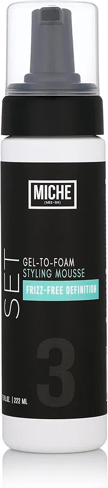 Miche Beauty Set Gel to Foam Mousse - Lightweight Styling Foam for All Hair Types, Long-Lasting H... | Amazon (US)