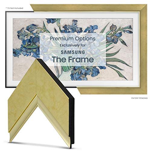 Deco TV Frames - Contemporary Gold Smart Frame Compatible ONLY with Samsung The Frame TV (65", Fits  | Amazon (US)