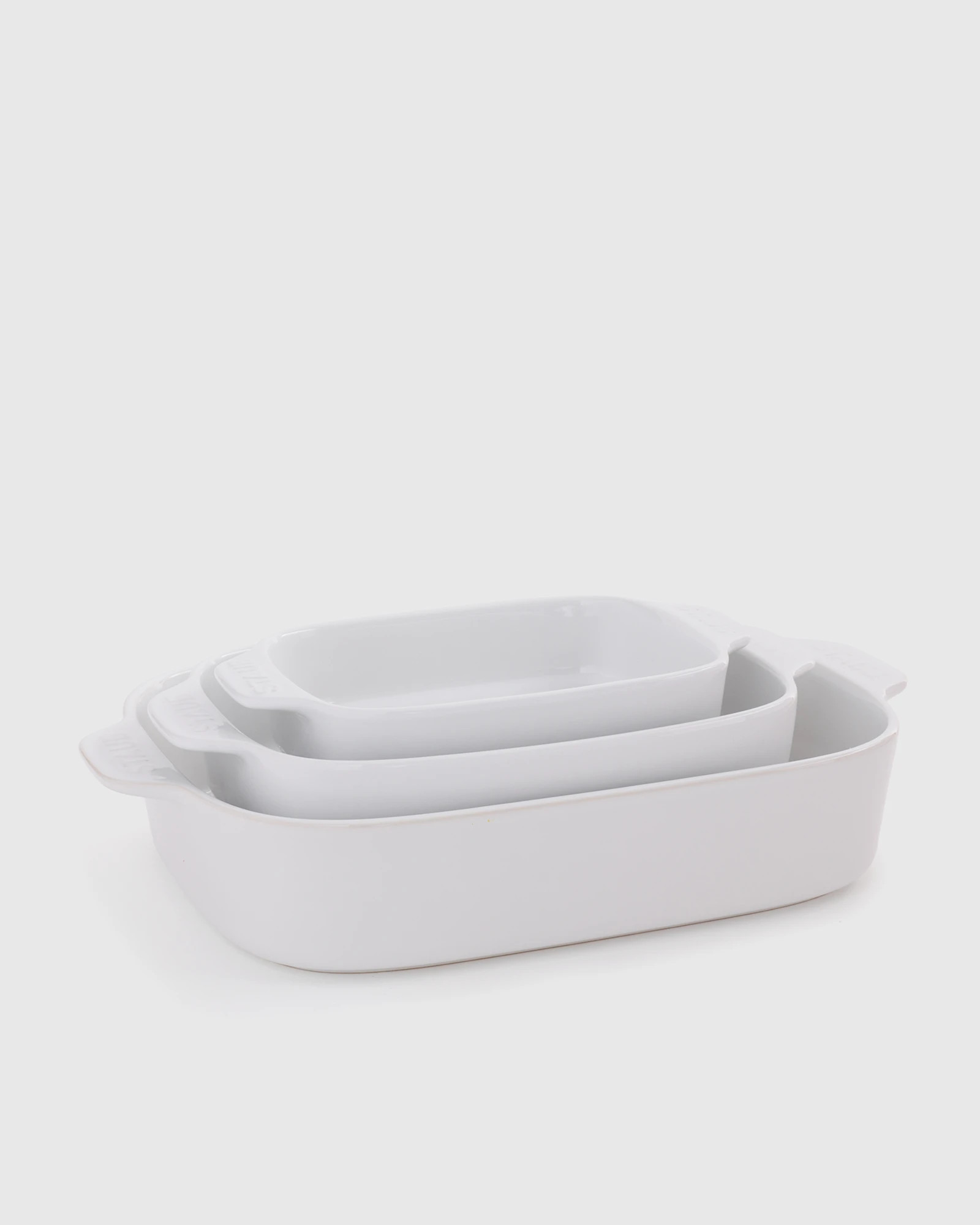 Stoneware Rectangular Baking Dishes, Set of 3 by STAUB | Quince