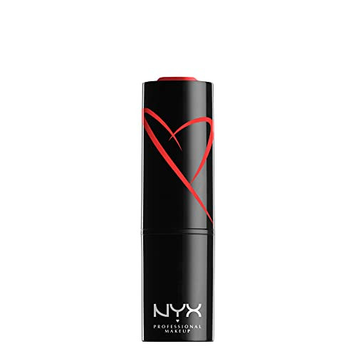 NYX PROFESSIONAL MAKEUP Shout Loud Satin Lipstick, Infused With Shea Butter - Day Club (Vibrant Coral) | Amazon (US)