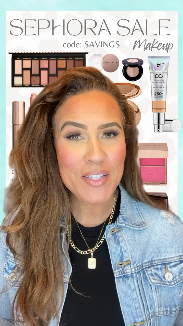 Sephora Sale Favorites review part 1! 💄

Sephora Savings Event is happening now! Rouge members can shop 11/1. All tiers can shop on 11/5 - 11/11. Save 10-20% off depending on your tier with code SAVINGS, All Sephora Collection is 30% off for all tiers! Sephora Sale, Sephora must haves, Sephora favorites, Sephora bestsellers, Sephora beauty, makeup must haves, beauty gift idea, gifts for her, Fall 2024, #LaidbackLuxeLife

Shades:
✨NARS foundation ‘Barcelona’
✨It Cosmetics foundation ‘Neutral Tan’
✨Huda Beauty setting powder ‘Cherry Blossom’
✨Huda Beauty concealer ‘Coconut Flakes’
✨Benefit highlighter ‘Cookie’
✨Hourglass palette ‘Volume III’
✨Charlotte Tilbury bronzer ‘Tan 3’
✨Fenty Beauty lipgloss ‘$weetmouth’
✨Charlotte Tilbury lipstick ‘KIM KW’
✨Lawless lipgloss ‘Daisy Pink’
✨Patrick Ta blush duo ‘She’s A Doll’
✨Anastasia lip liner ‘Deep Taupe’
✨Anastasia brow duo powder ‘Medium Brown’
✨Anastasia brow wiz ‘Soft Brown’
✨Too Faced lip plumping liner ‘In Big Truffle'
✨Buxom lip plumping gloss ‘White Russian’
✨Givenchy setting powder ‘Satin Blanc'

Hey Beautiful! Feel free to comment on this post if you have any questions! 🫶🏽

Follow me for more fashion finds, beauty faves, lifestyle, home decor, sales and more! So glad you’re here!! XO, Karma

#LTKBeauty #LTKSaleAlert #LTKVideo