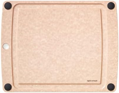 Epicurean All-In-One Cutting Board with Non-Slip Feet and Juice Groove, 14.5" × 11.25", Natural/... | Amazon (US)