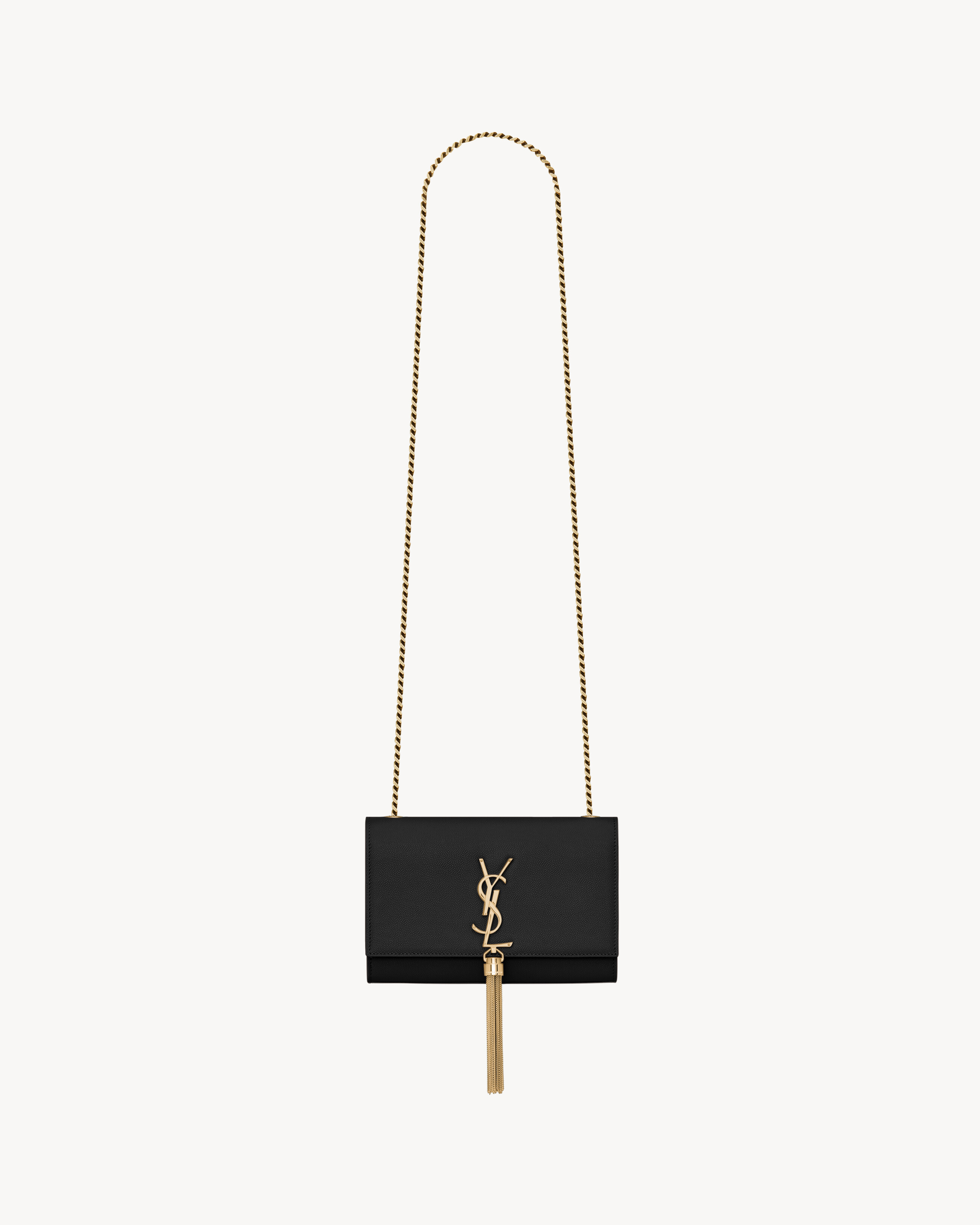 kate small tassel in grain de poudre embossed leather | Saint Laurent Inc. (Global)
