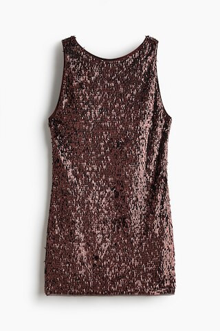 H & M - Sequined Dress - Chocolate Plum | H&M (US + CA)