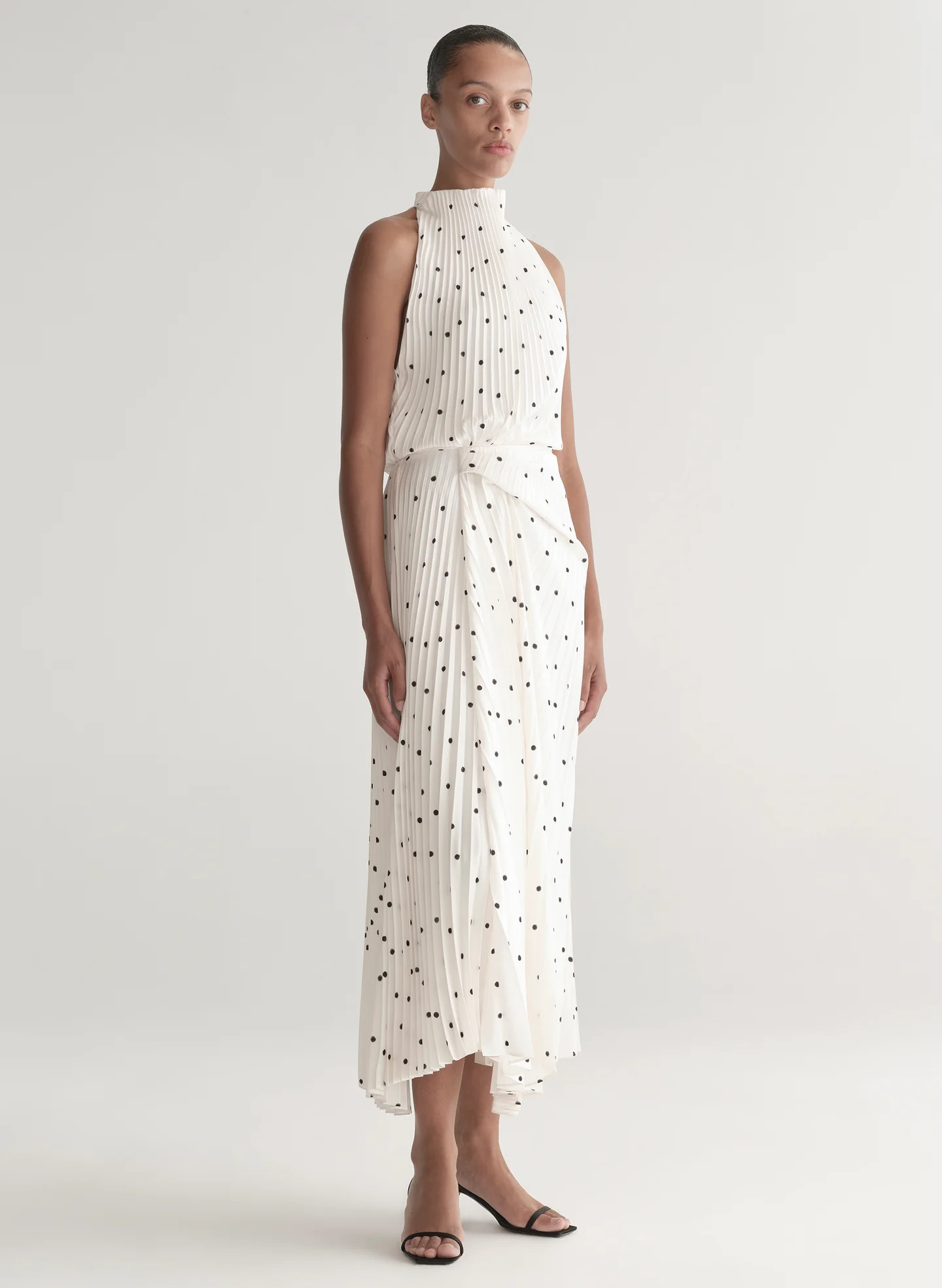 Simona Pleated Midi Dress | A.L.C