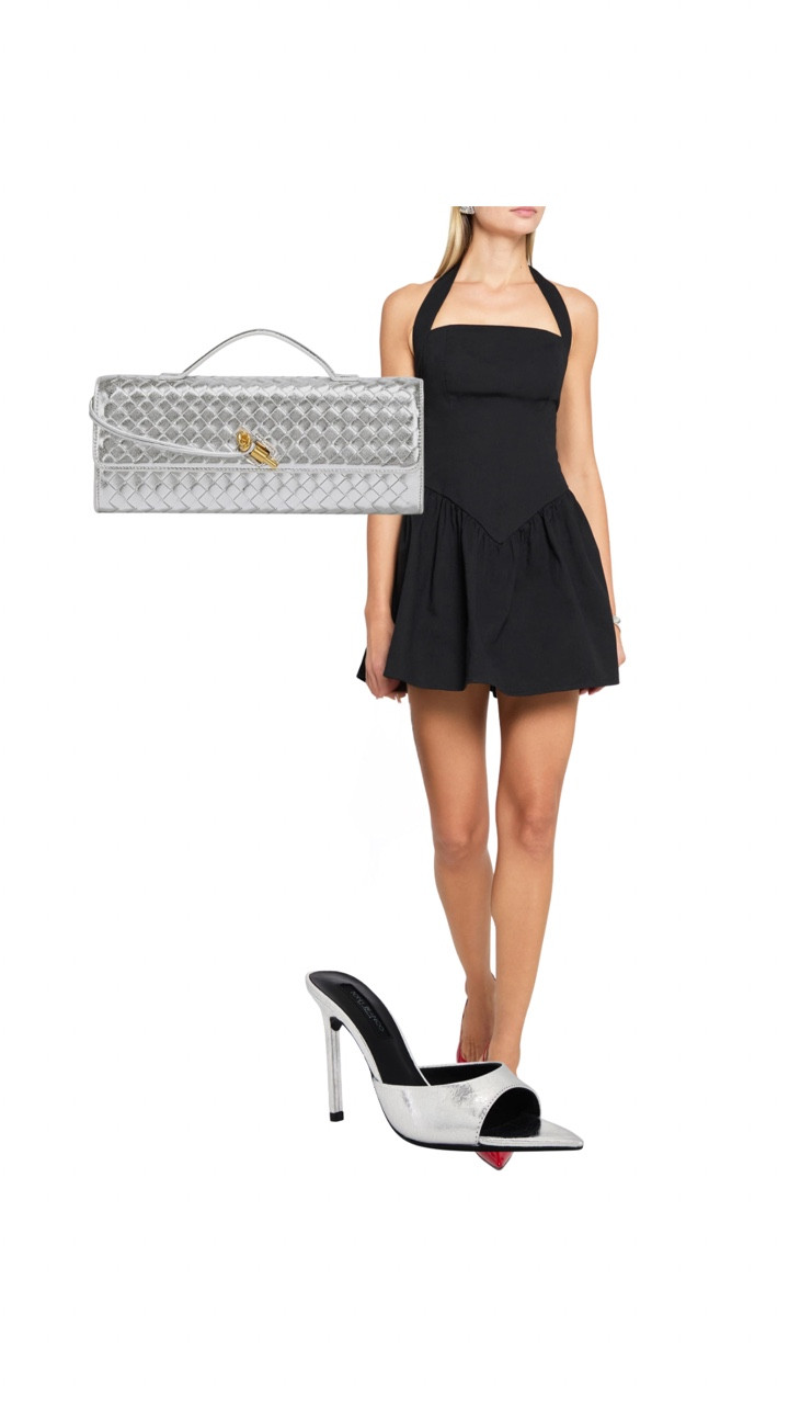 She’s giving resort nights, rooftop drinks, and maybe a little too much fun. This black mini from @fewmoda + silver mules is an easy yes every time.
I wear these heels with everything! Literally only shoes you need for night on vacation!
#FewModa #LittleBlackDress #ResortWear #SummerMiniDress #SilverMules #VacationStyle #DateNightOutfit #GirlsNightGlam

#LTKParties #LTKFindsUnder100 #LTKFindsUnder50