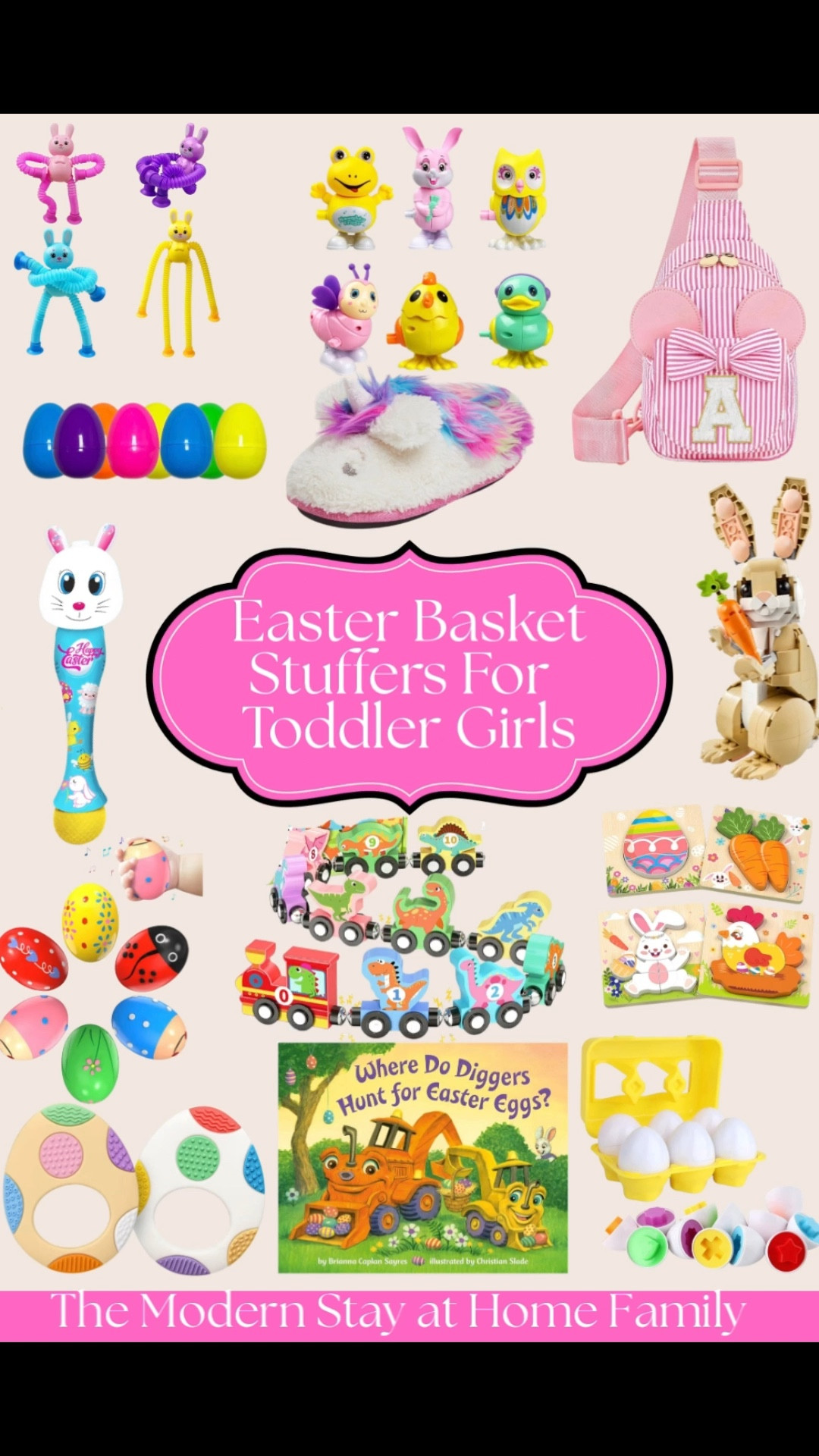 The sweetest Easter basket stuffers for toddler girls are here 🐰🌸 From colorful plastic Easter eggs and sensory egg fillers to adorable bunny toys, spring slippers, light-up microphones, and wooden puzzles, these toddler-friendly finds are perfect for creating a magical Easter morning. I love mixing non-candy Easter basket ideas with fun, educational toys like counting trains, touch-and-feel books, building bunny sets, and fine motor sensory balls. These Easter basket stuffers for toddlers are cute, practical, and budget-friendly—perfect for baby girls and little toddlers alike!

easter basket stuffers for toddler girls, easter basket ideas for toddlers, toddler easter basket ideas girl, non candy easter basket ideas, easter gifts for toddler girls, baby girl easter basket ideas, easter egg fillers for toddlers, spring toys for toddlers, toddler girl gift ideas, preschool easter basket ideas, sensory toys for toddlers, easter bunny gifts for kids

#LTKSeasonal #LTKKids #LTKBaby