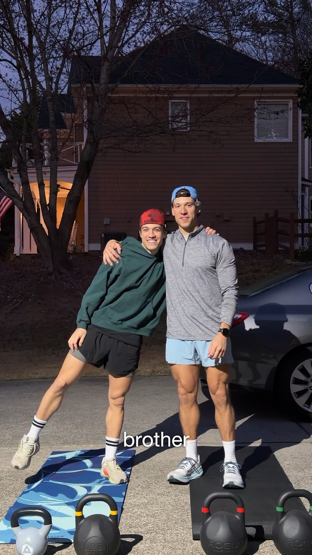 Making my little brother do my 5AM routine!

#LTKfitnessgoals #LTKMens