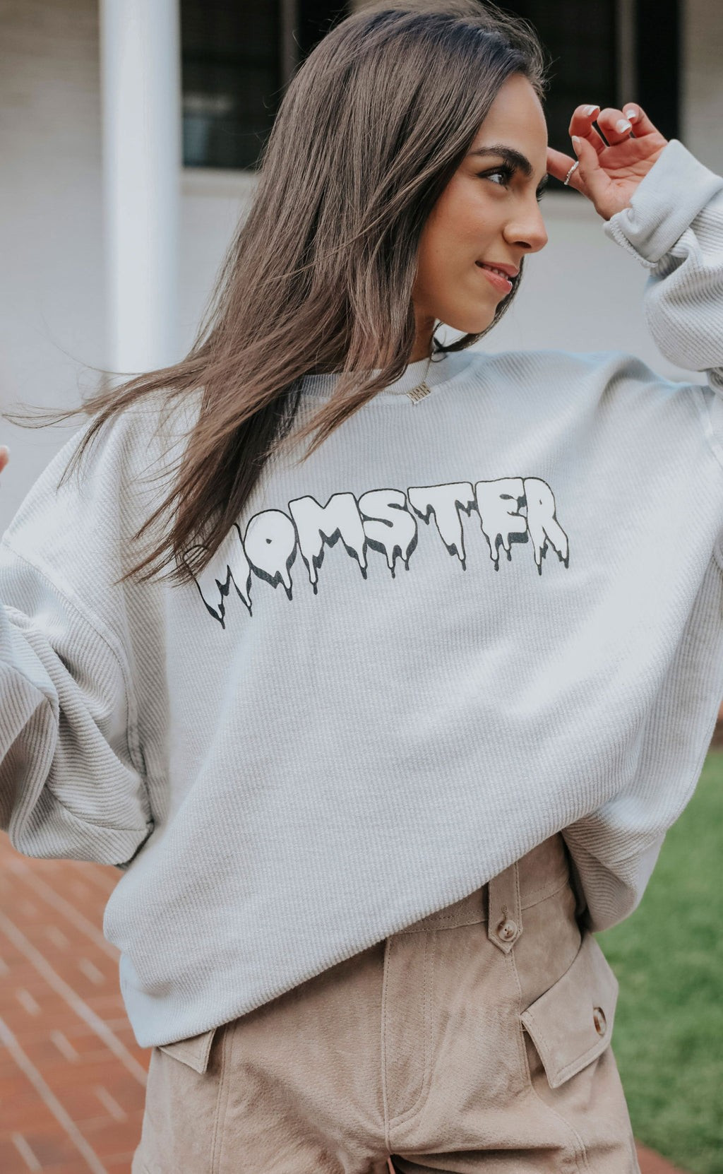 charlie southern: momster corded sweatshirt | RIFFRAFF