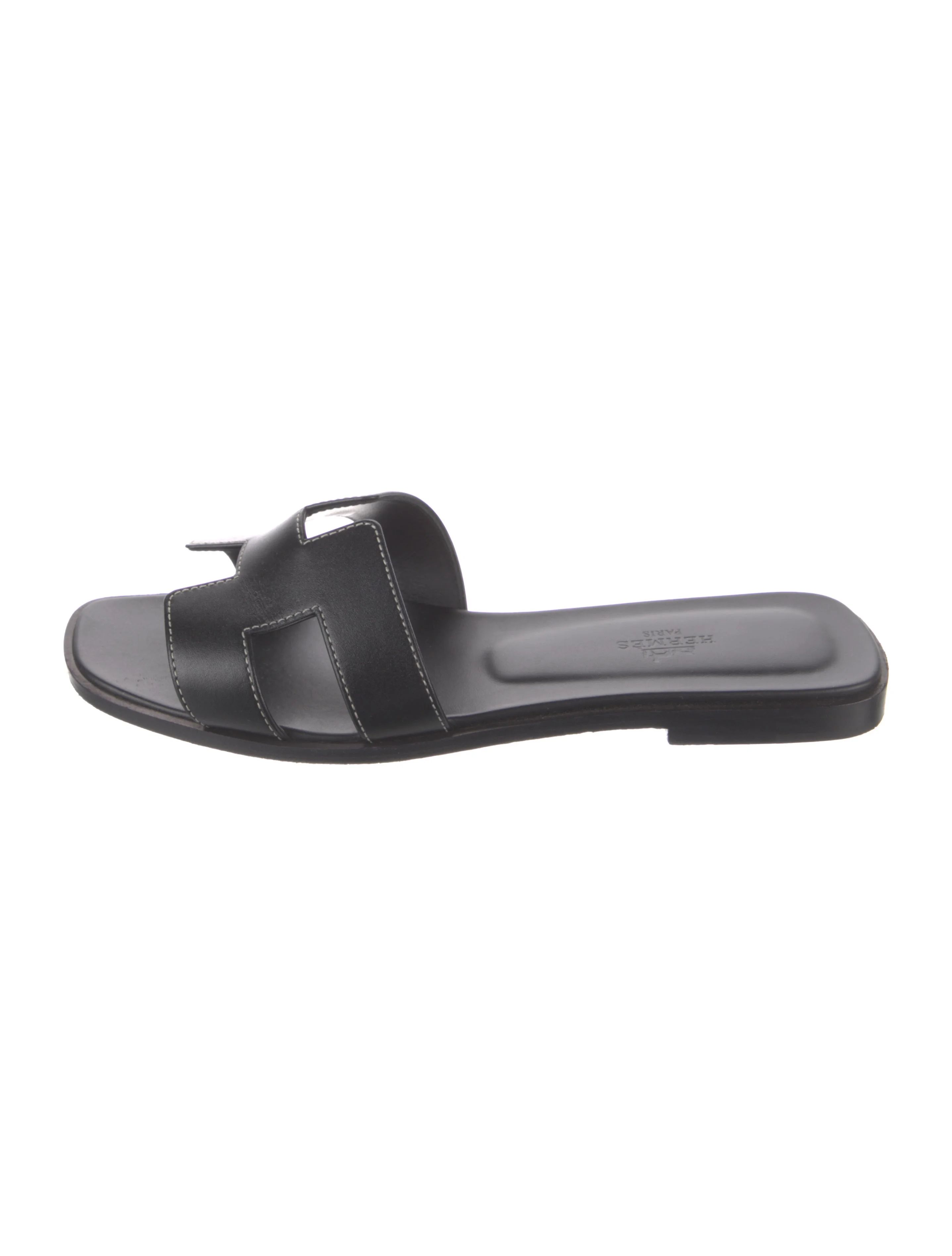 Oran Leather Slides | The RealReal