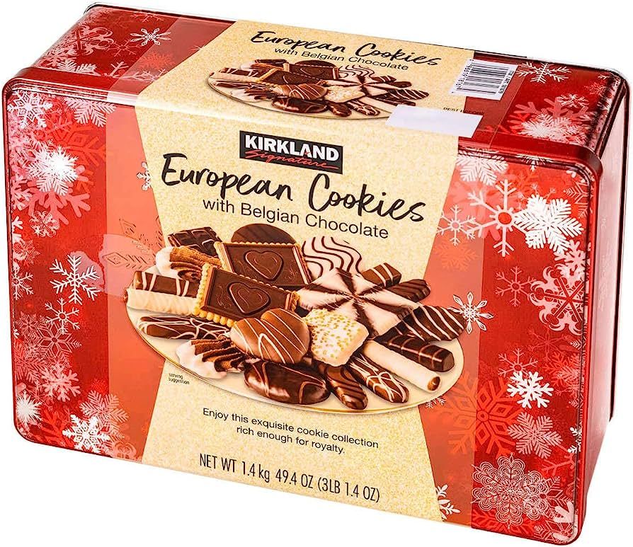European Cookies LIMITED EDITITON Kirkland Signature with Belgian Chocolate, 49.4 Ounce | Amazon (US)