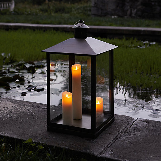 Landmark Galvanized Lantern, Bronze | Terrain
