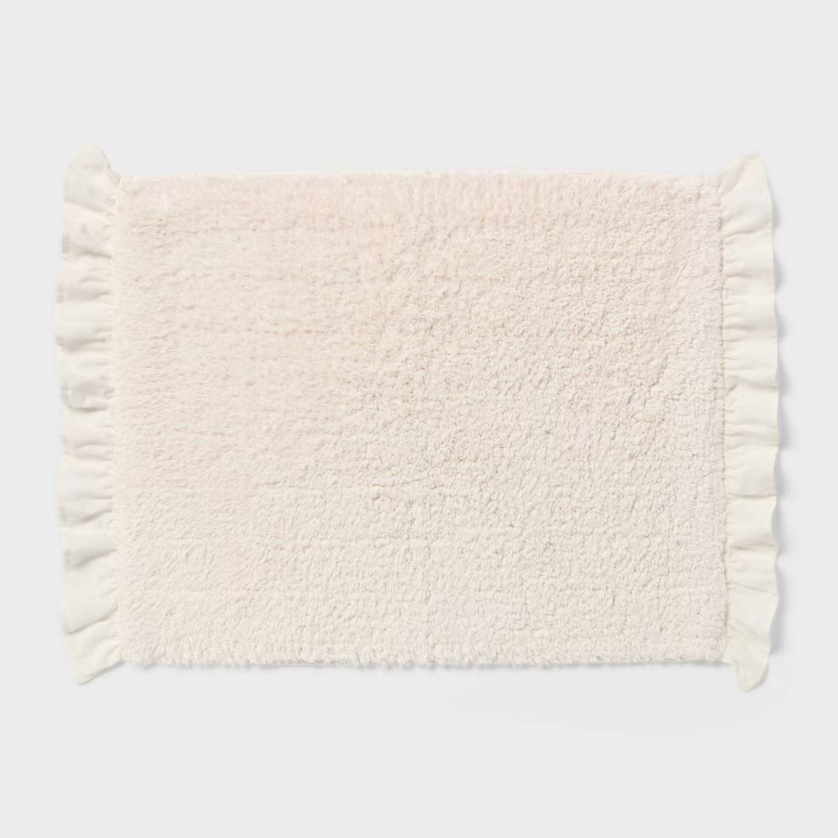 20"x30" Valentine's Day Tufted Ruffle Bath Rug White - Threshold™ | Target