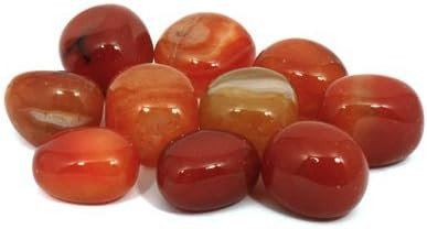 Carnelian Tumble Stone (Brazilian) (20-25mm) - Pack of 5 Stones | Amazon (US)