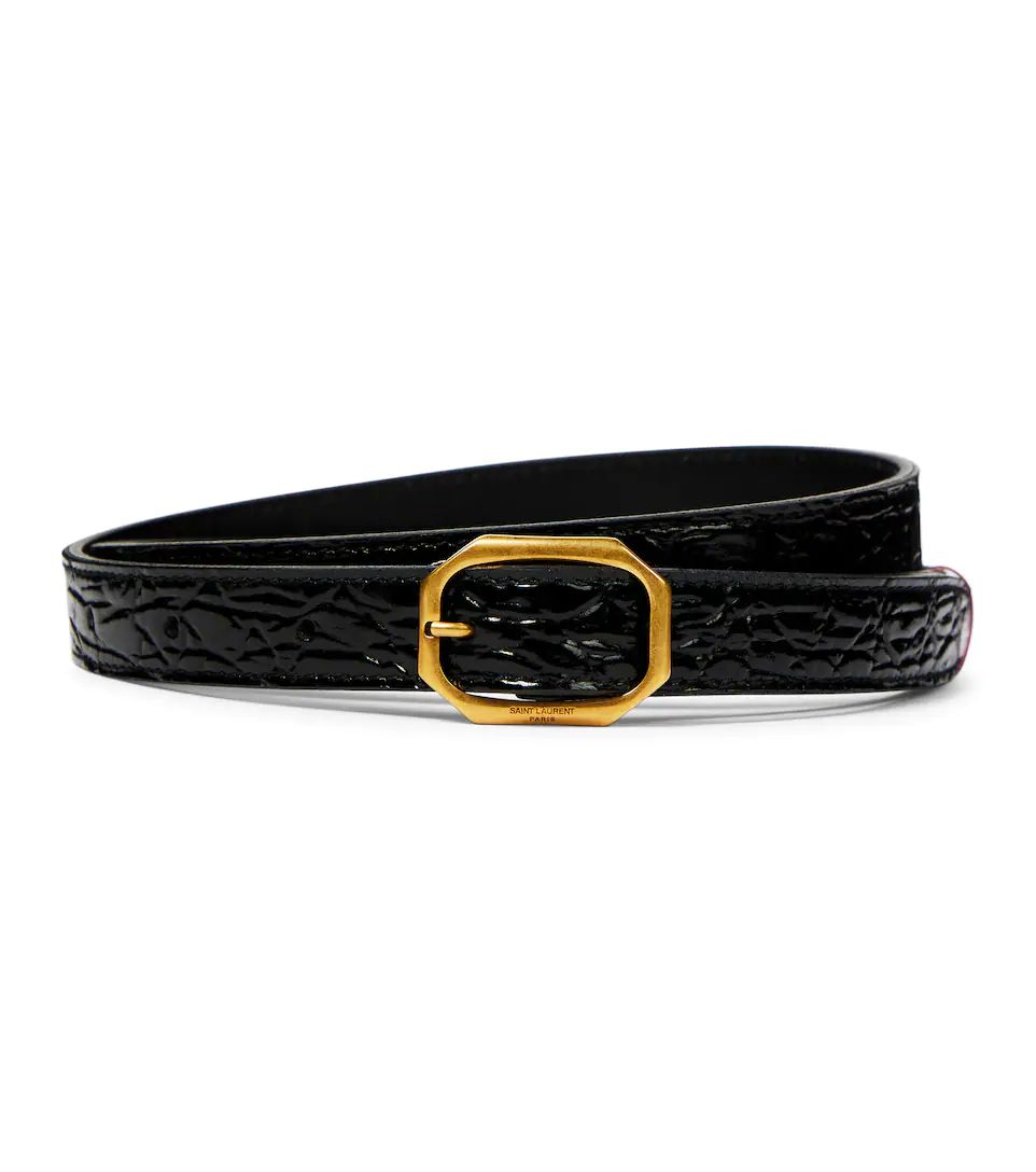 Mock-croc leather belt | Mytheresa (INTL)