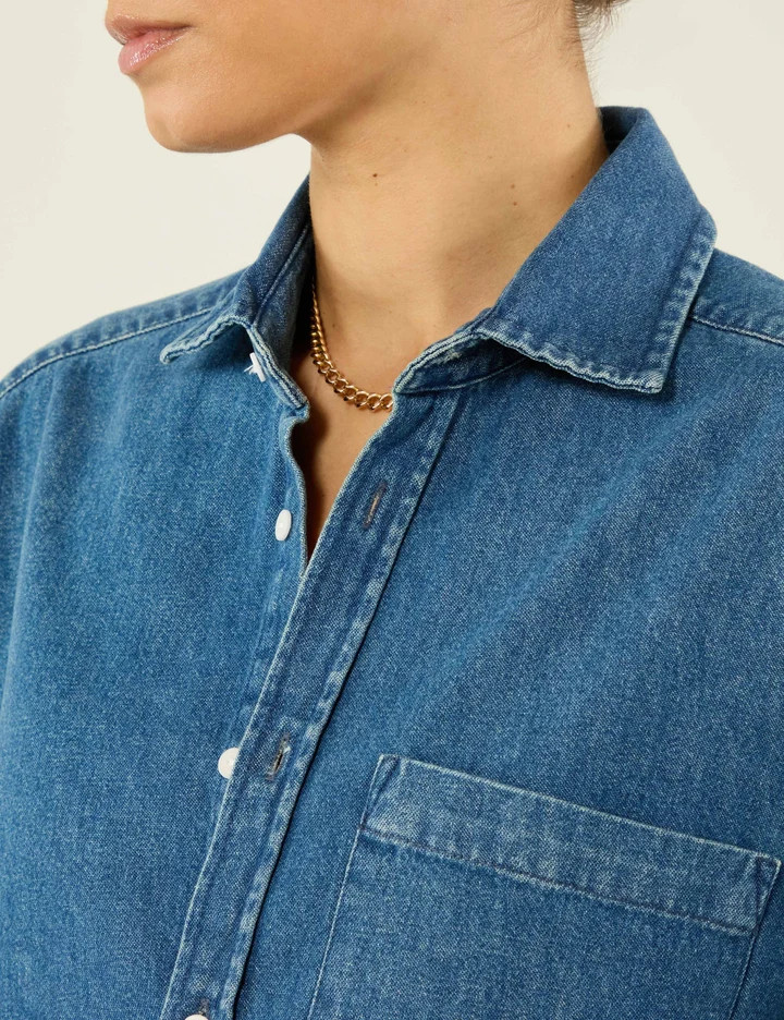 The Classic: Denim, Blue | With Nothing Underneath