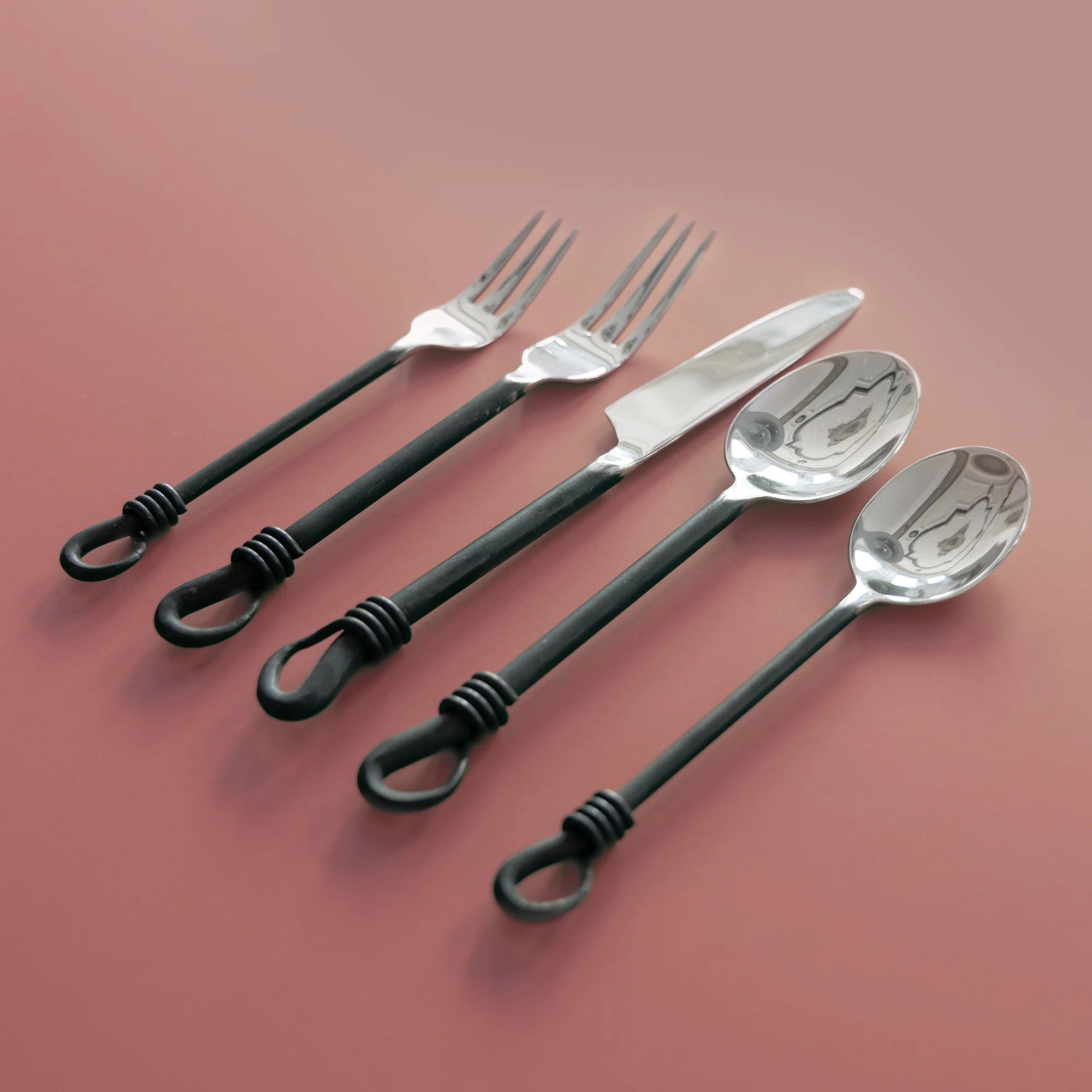 Twist N Shout 20 Piece Flatware Set, Service for 4 | Wayfair North America