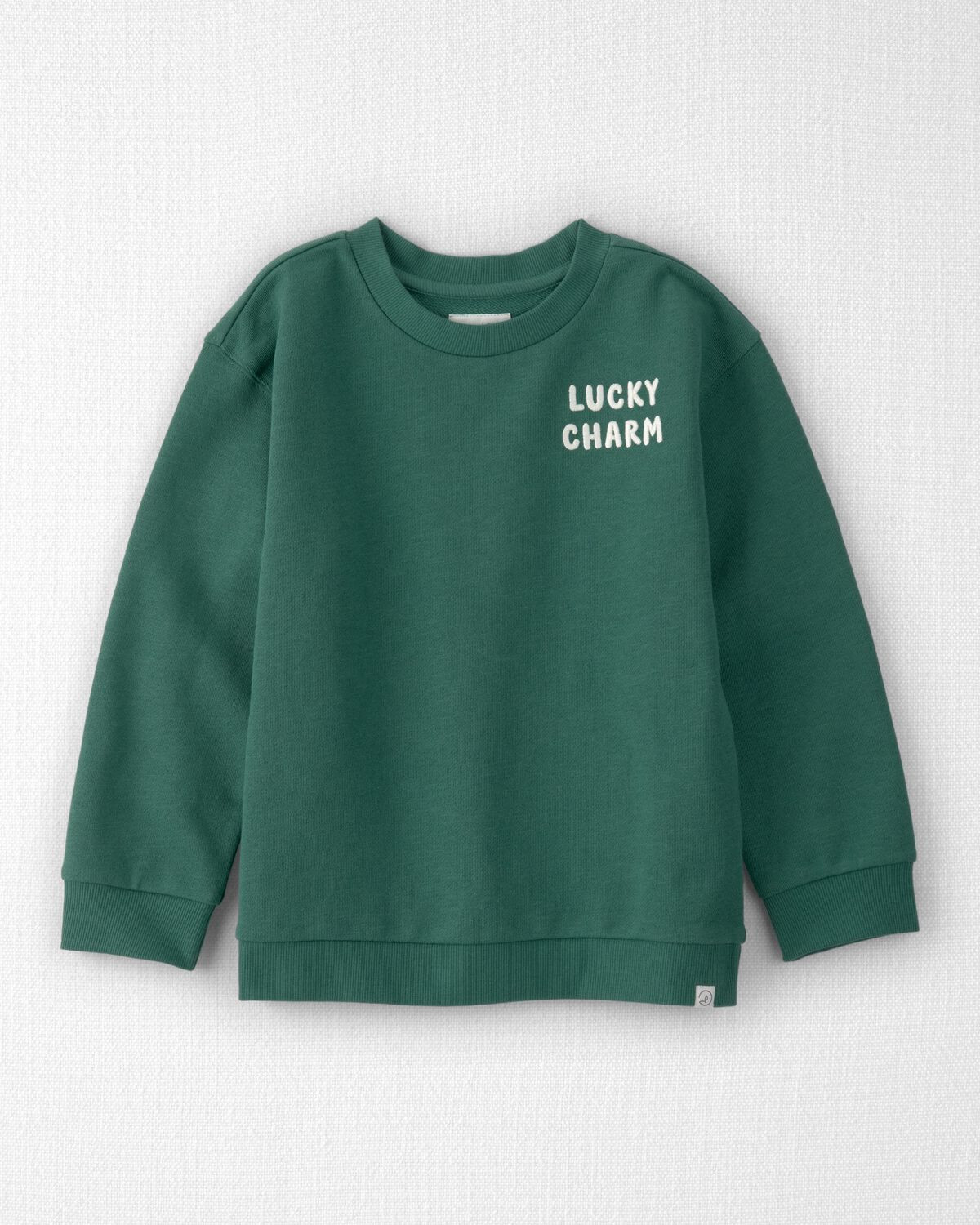 Kid Organic Cotton Lucky Charm Sweatshirt | Carter's Inc