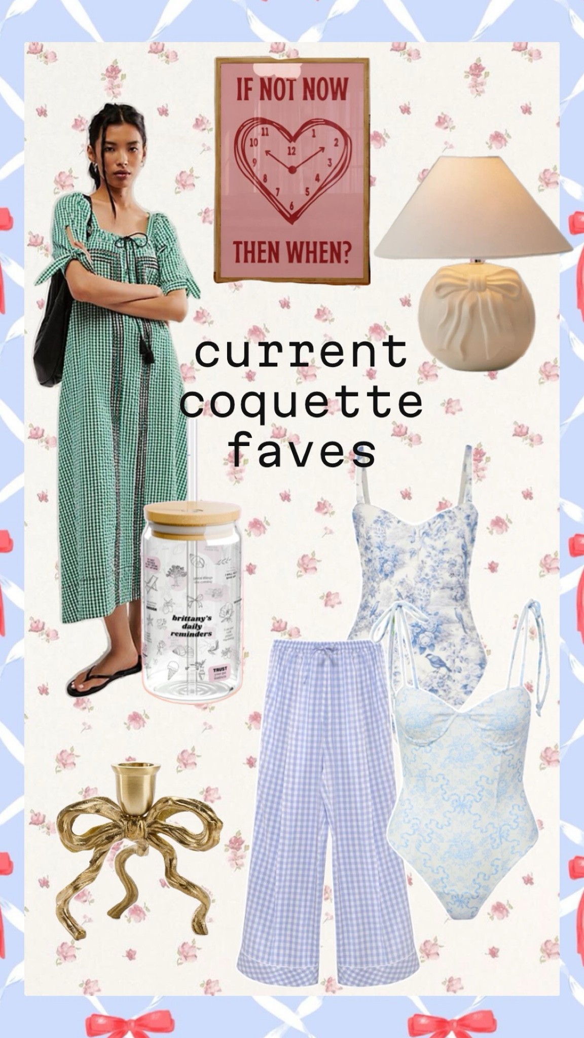 shop my current coquette faves! feminine, girlhood, gingham, bows, nostalgia galore 💖

#LTKFindsUnder100 #LTKMidsize #LTKSeasonal