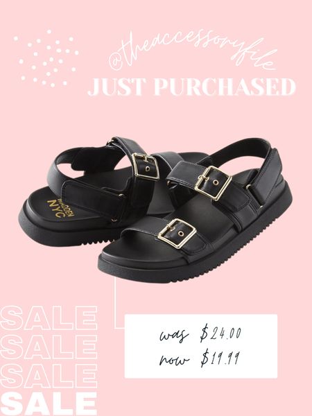Adorable, comfortable, affordable black sandals for spring & summer. Just got these today! Love that they’re IMMENSELY more affordable than others I’ve seen! 🙌🏽

Spring fashion, summer fashion, summer outfit, spring outfit, sandals, spring shoes, summer shoes 

#LTKsalealert #LTKshoecrush #LTKSeasonal