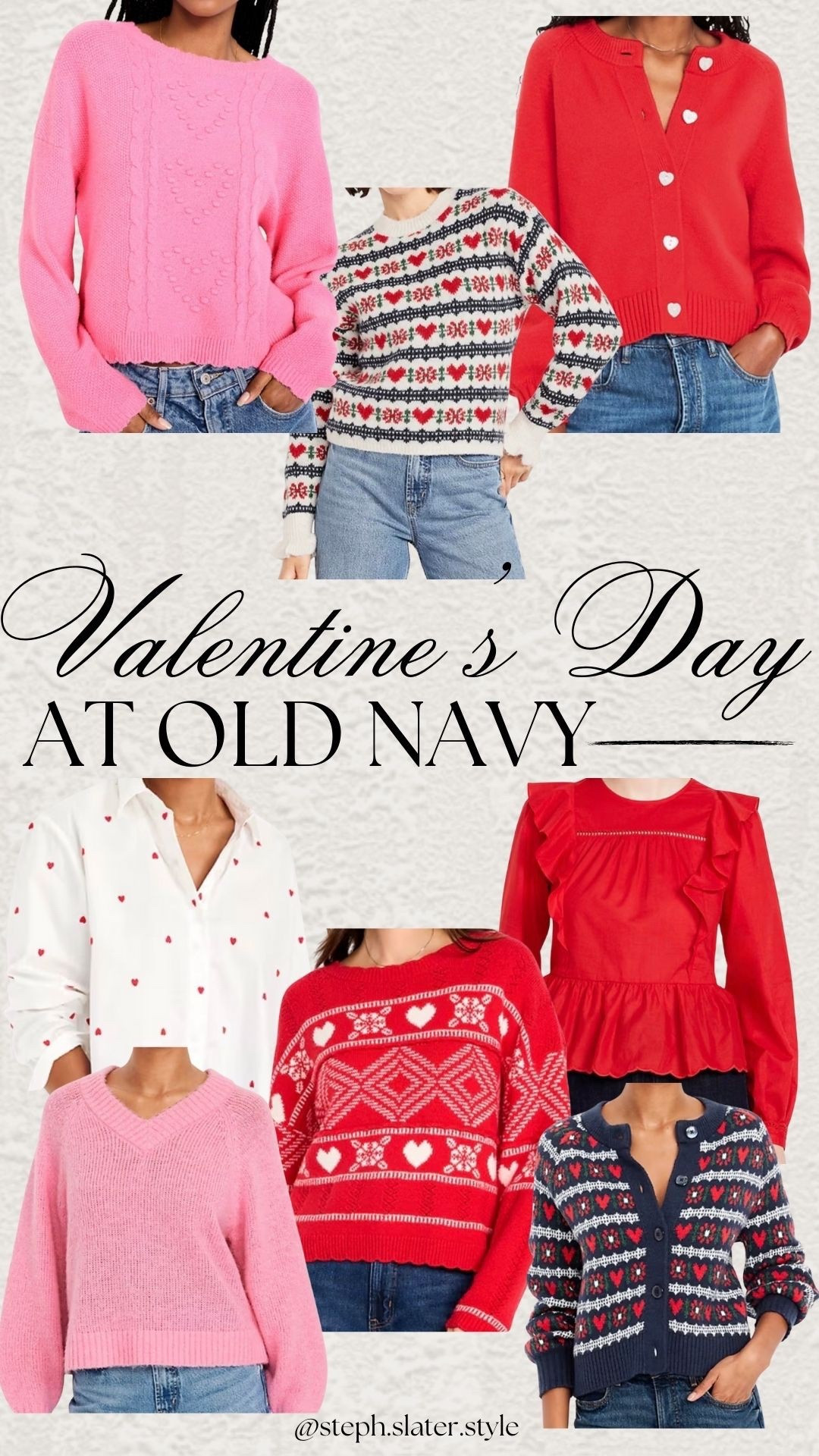 The cutest tops for Valentine’s Day from Old Navy  

#LTKSeasonal #LTKOver40 #LTKFindsUnder50