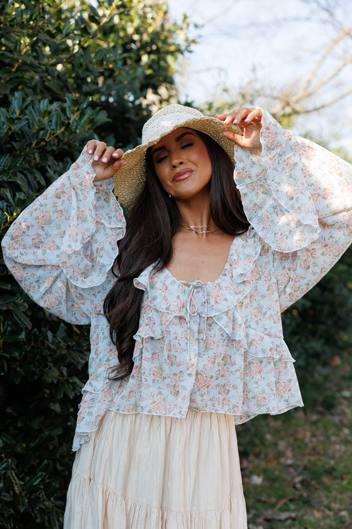 Sweet Grace Ruffle Top | Lane 201 Boutique