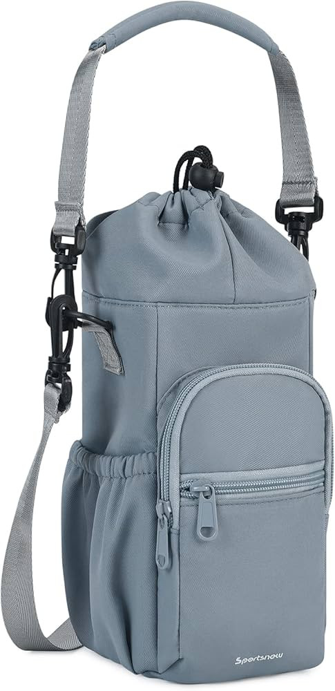 sportsnew Water Bottle Holder with Strap 32oz 40oz Insulated Water Bottle Carrier Sling Bag with ... | Amazon (US)