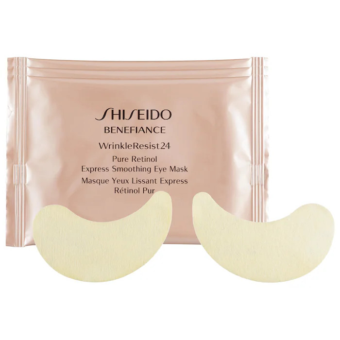 Benefiance WrinkleResist24 Pure Retinol Express Smoothing Eye Mask - Shiseido | Sephora | Sephora (US)