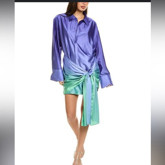 Bardot x Anthropologie Malira Ombré Shirtdress | Poshmark