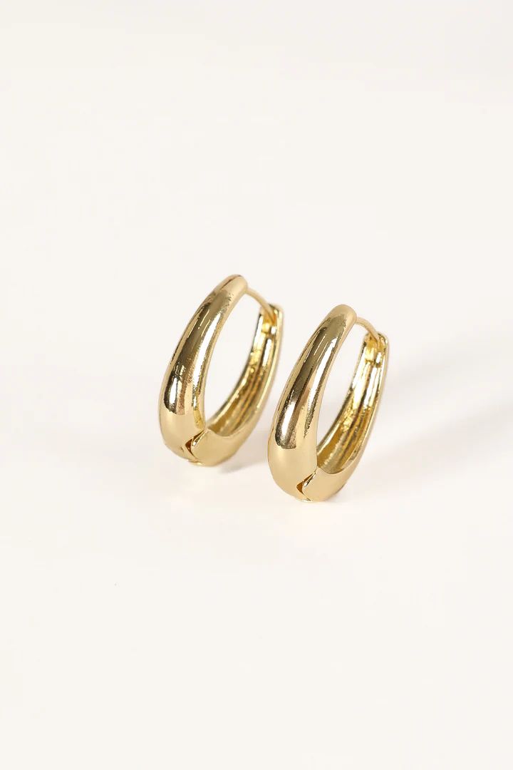 Farrow Loop Earrings - Gold | Petal & Pup (US)