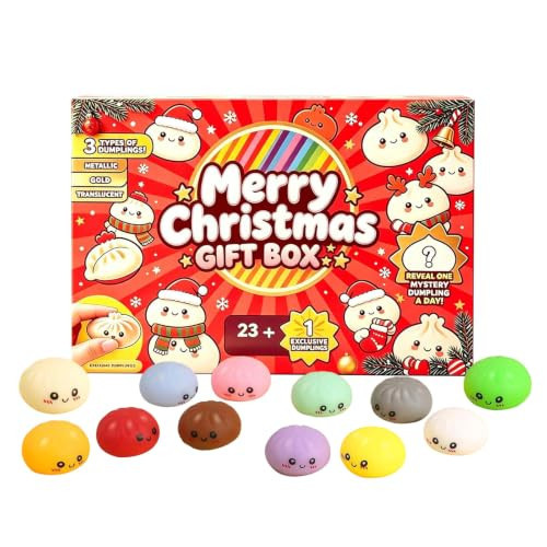 ROBXICW 24 Days Christmas Advent Calendar, Cute Decor Countdown Calendar | Amazon (US)